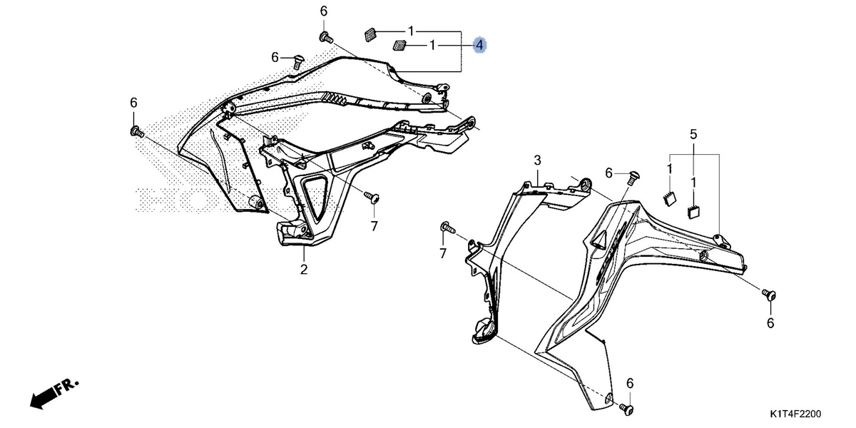 Honda OEM part 19050-K1T-E50ZA