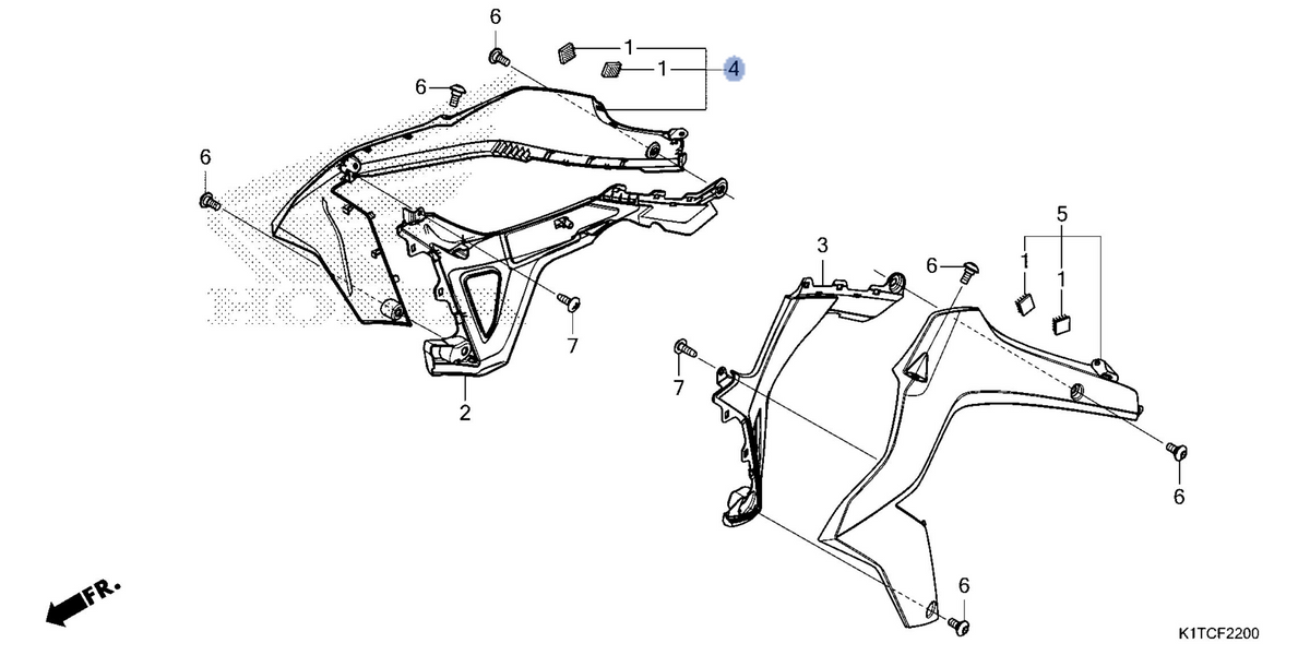 Honda OEM part 19050-K1T-EJ0ZB