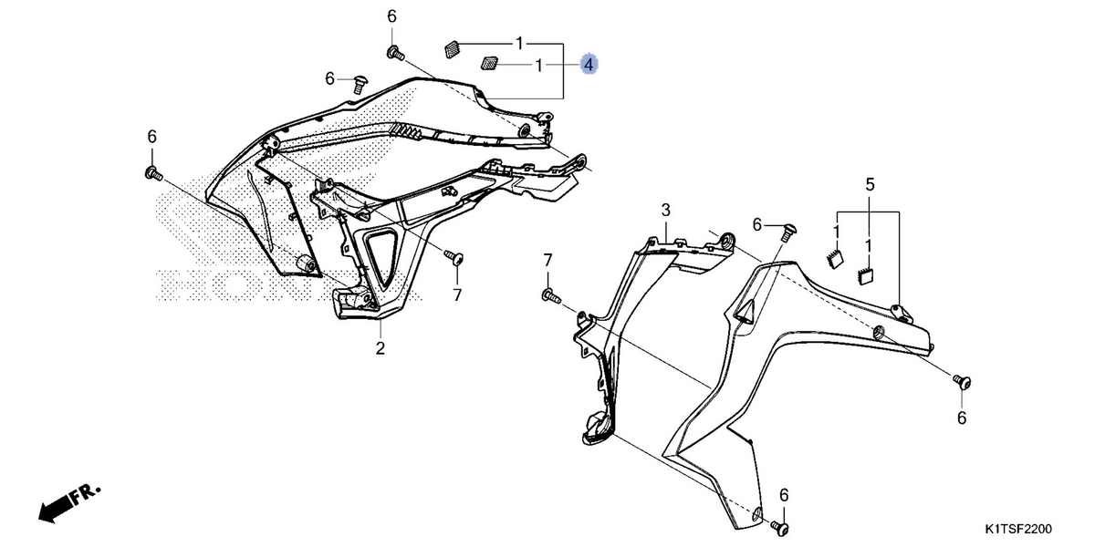 Honda OEM part 19050-K1T-EU0ZA