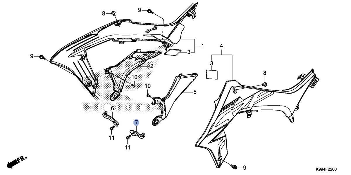 Honda OEM part 19050-K99-A00