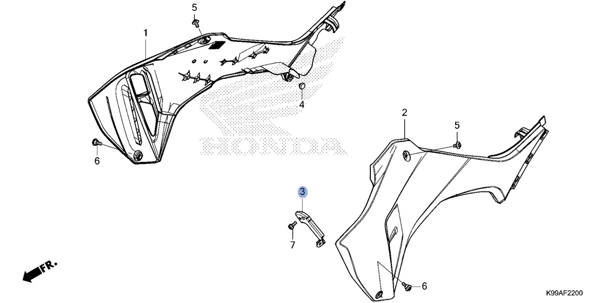 Honda OEM part 19050-K99-A70