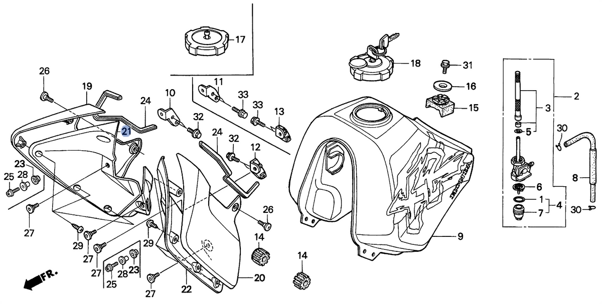 Honda OEM part 19050-MY6-700ZB