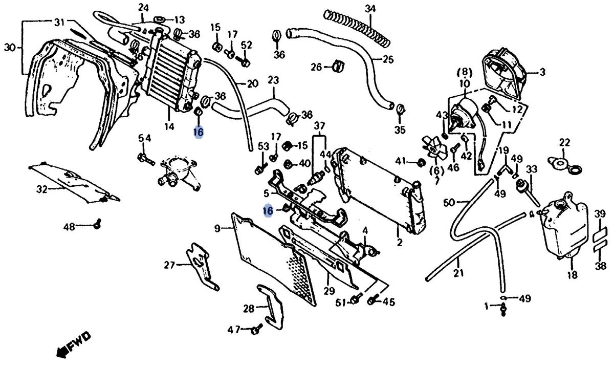 Honda OEM part 19051-MB2-000