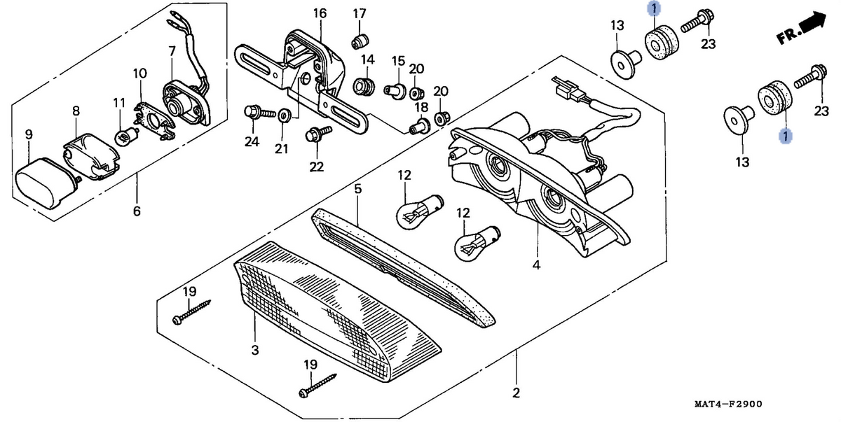 Honda OEM part 19051-MS8-000