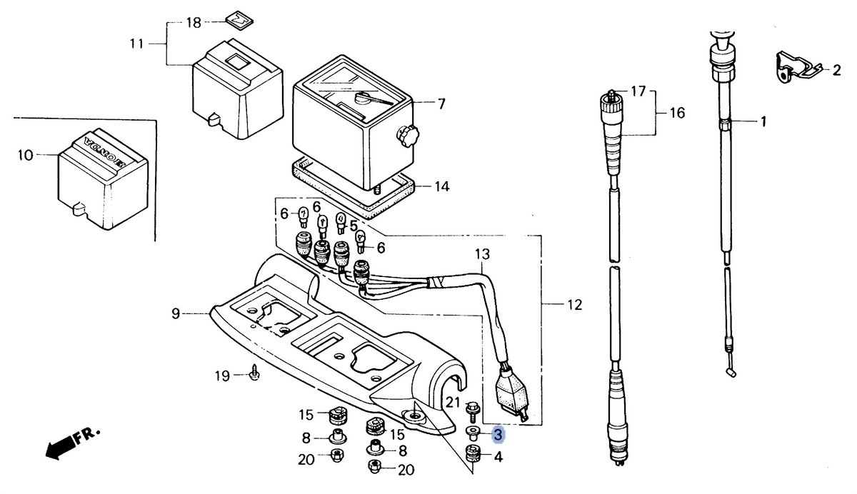 Honda OEM part 19052-KV0-000