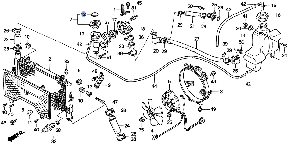 Honda OEM part 19055-MV9-881