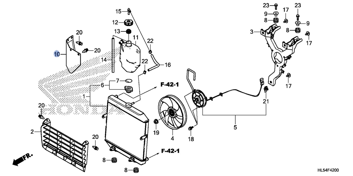 Honda OEM part 19060-HL5-A00