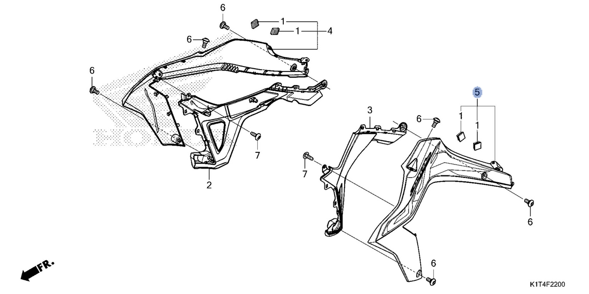 Honda OEM part 19060-K1T-E50ZA