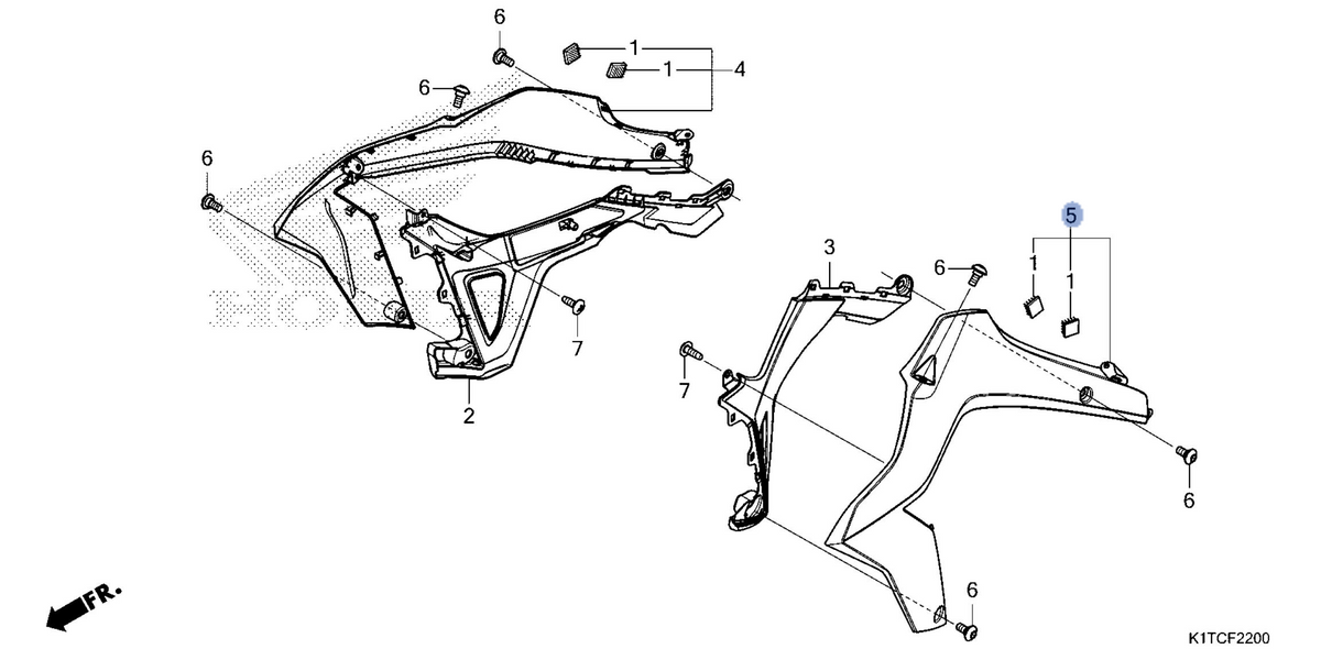 Honda OEM part 19060-K1T-EJ0ZB