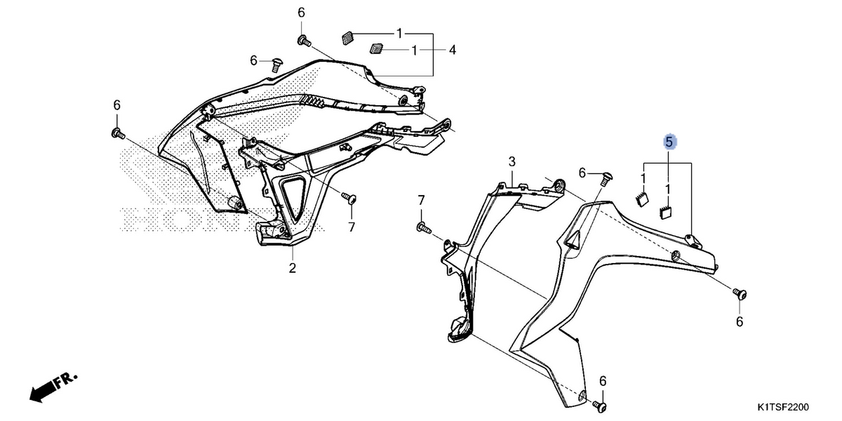 Honda OEM part 19060-K1T-EU0ZA