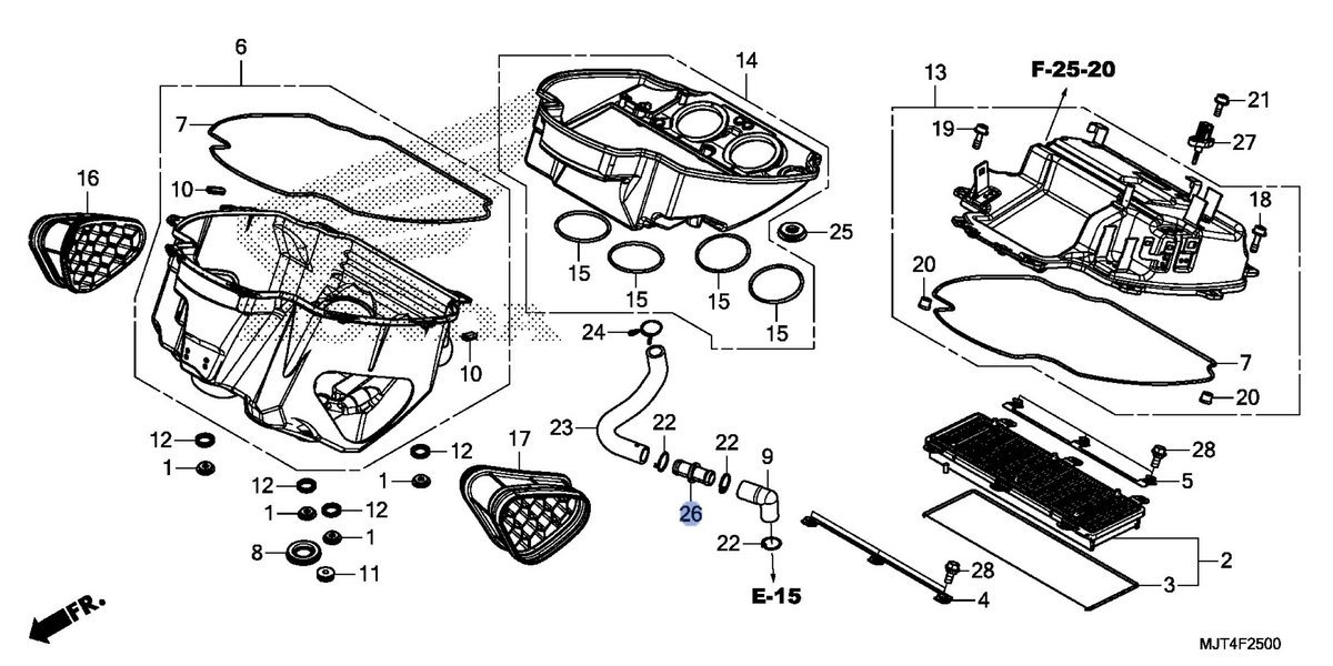 Honda OEM part 19060-KVZ-630