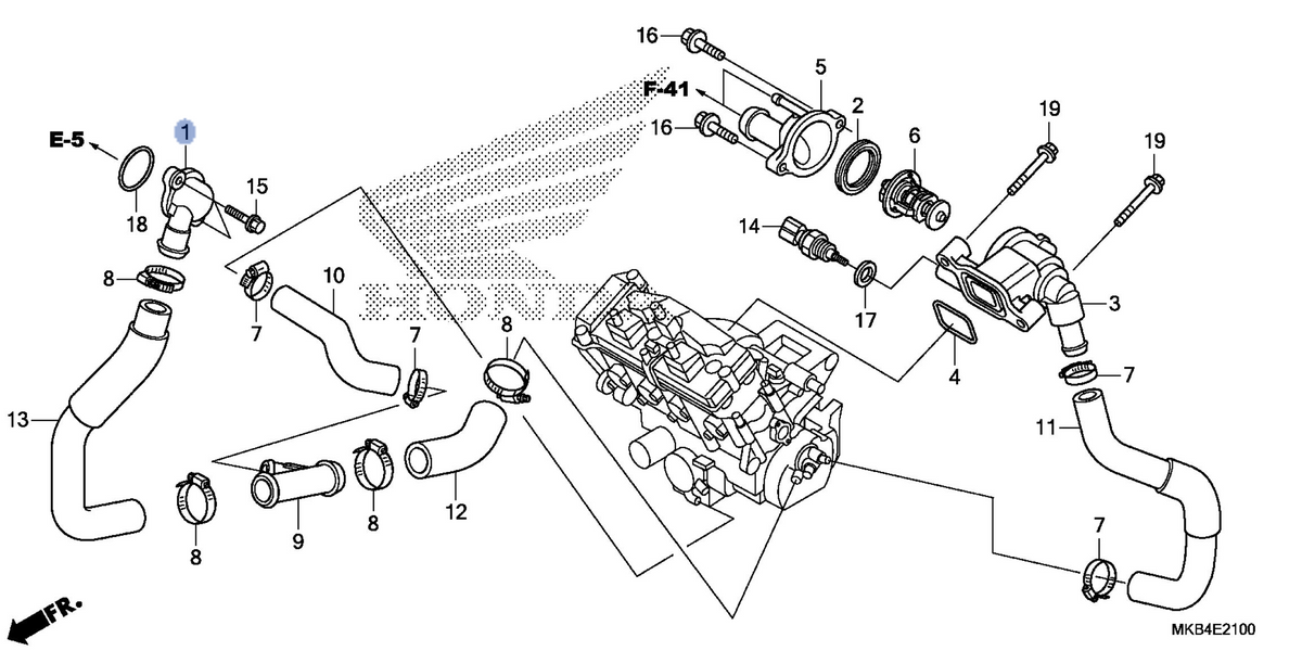 Honda OEM part 19060-MFL-000