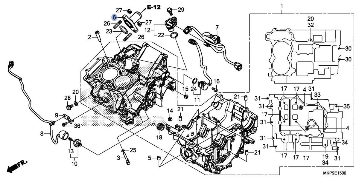 Honda OEM part 19060-MGZ-J00
