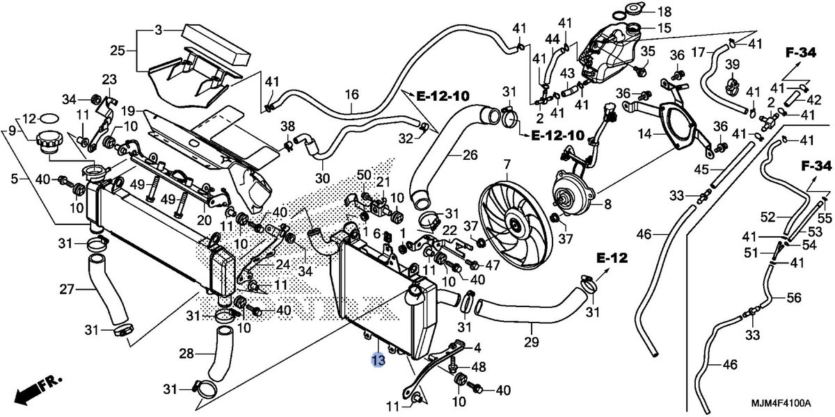 Honda OEM part 19060-MJM-315