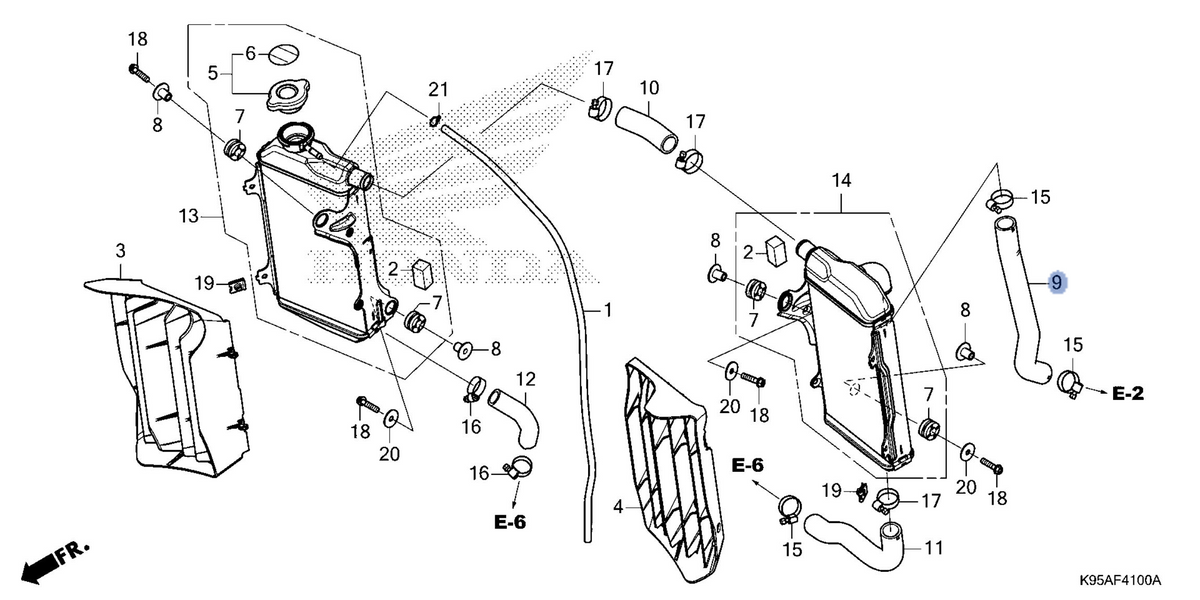 Honda OEM part 19061-K95-AA0