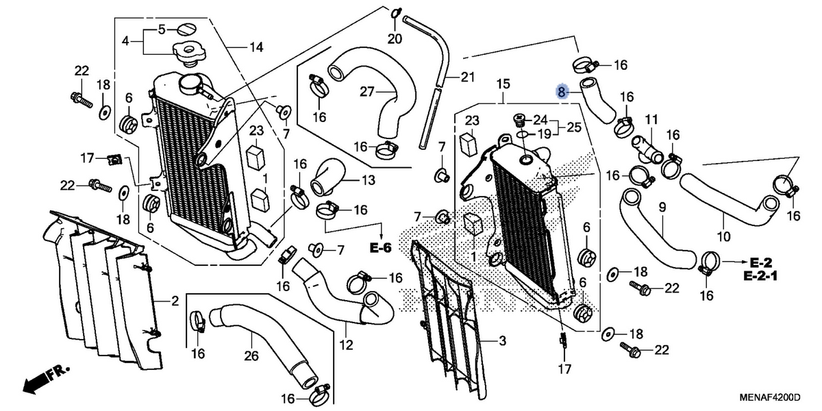 Honda OEM part 19061-MEN-A70