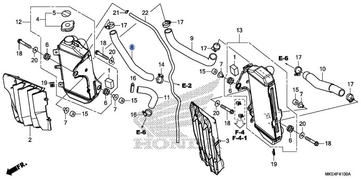 Honda OEM part 19061-MKE-A10
