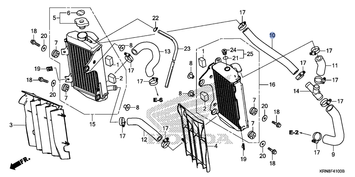 Honda OEM part 19062-KRN-A80
