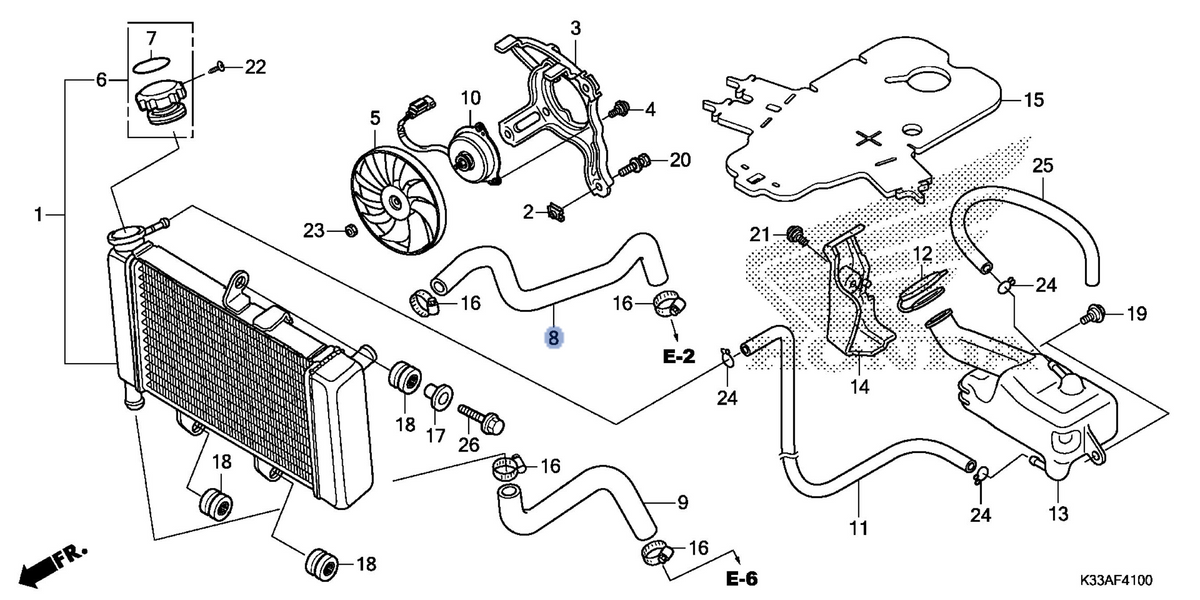 Honda OEM part 19062-KYJ-900