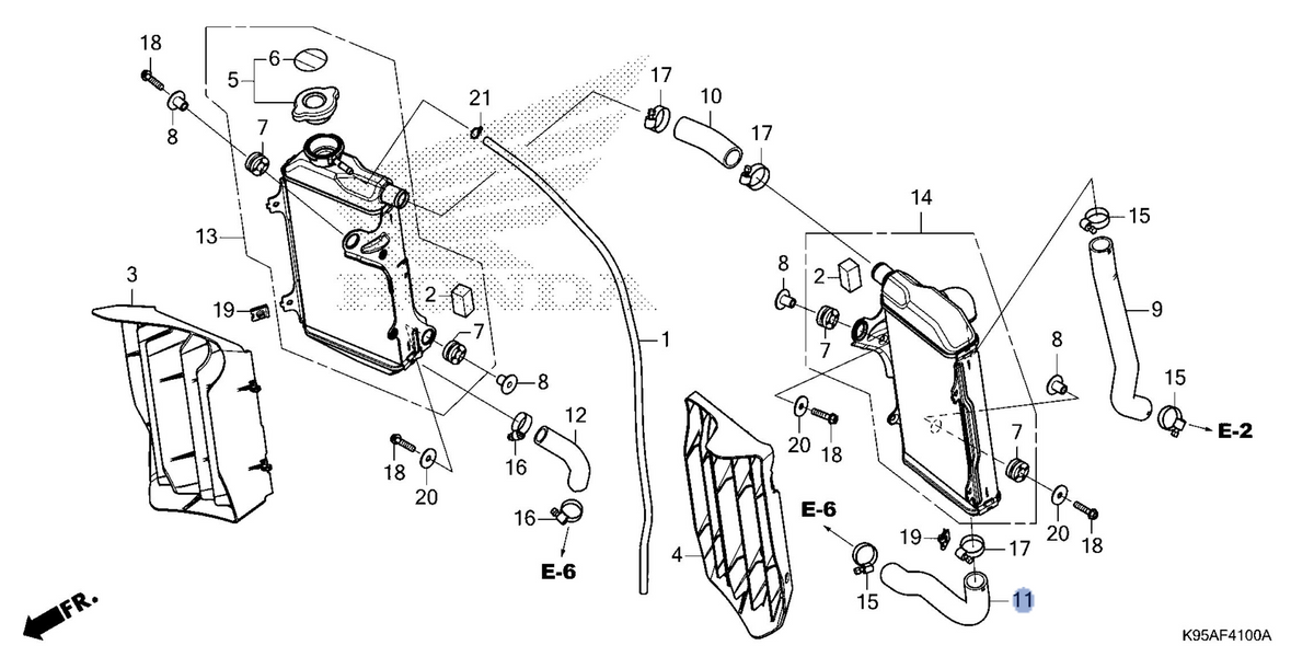 Honda OEM part 19063-K95-AA0