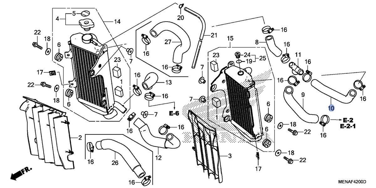 Honda OEM part 19063-MEN-A70