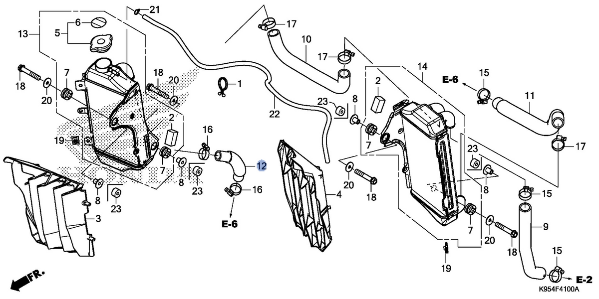 Honda OEM part 19064-K95-A60