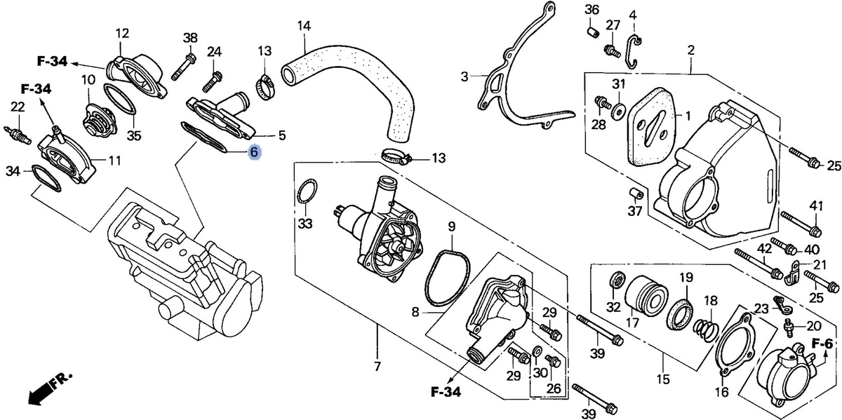 Honda OEM part 19064-MAT-000