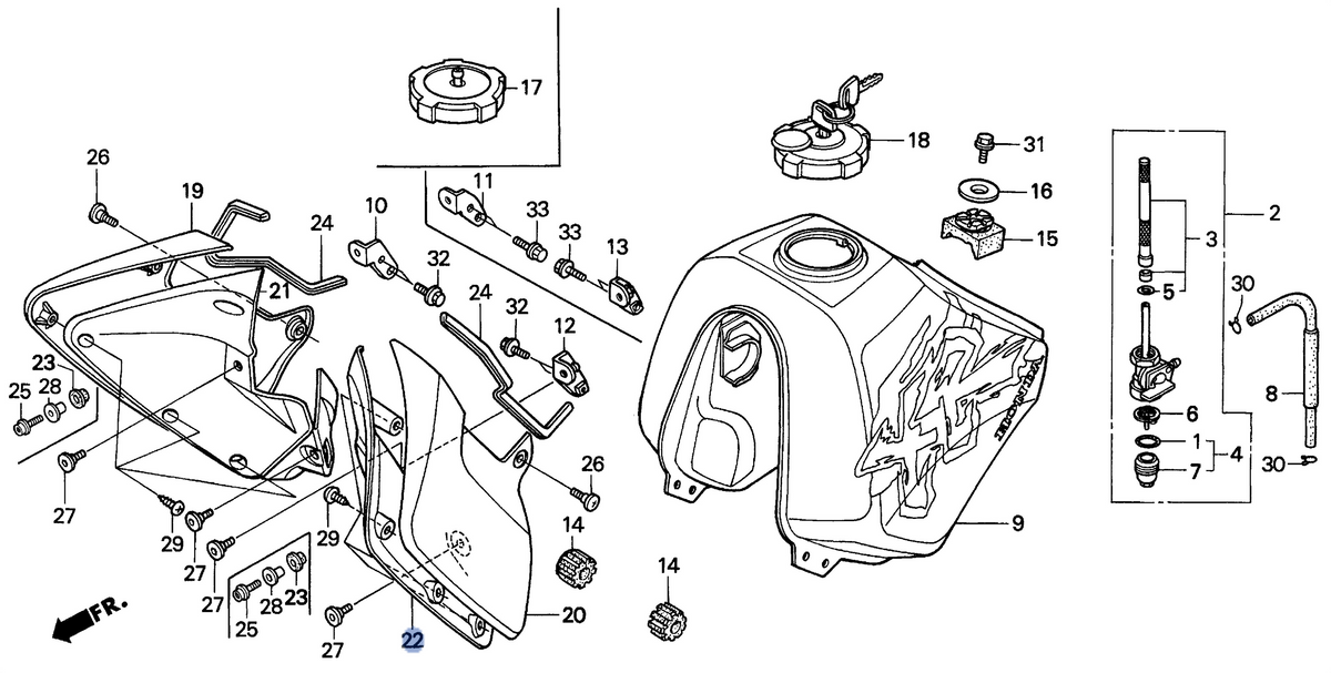 Honda OEM part 19065-MY6-690ZB