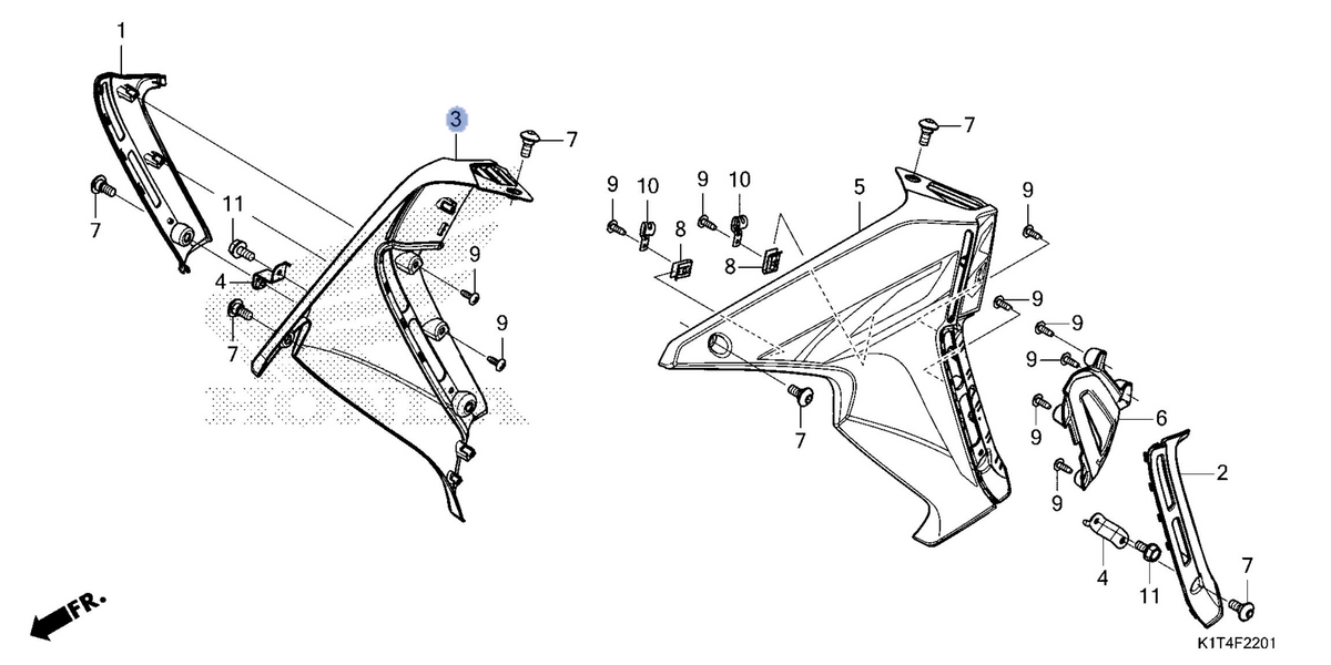 Honda OEM part 19070-K1T-E10ZA