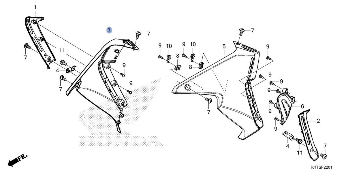 Honda OEM part 19070-K1T-EM0ZA