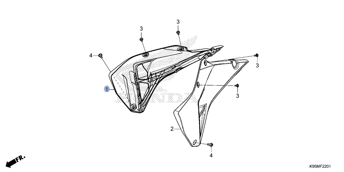 Honda OEM part 19070-K95-AL0ZA