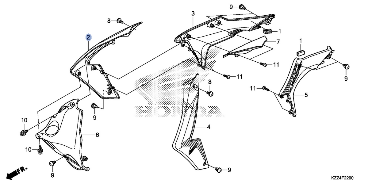 Honda OEM part 19070-KZZ-E11ZB