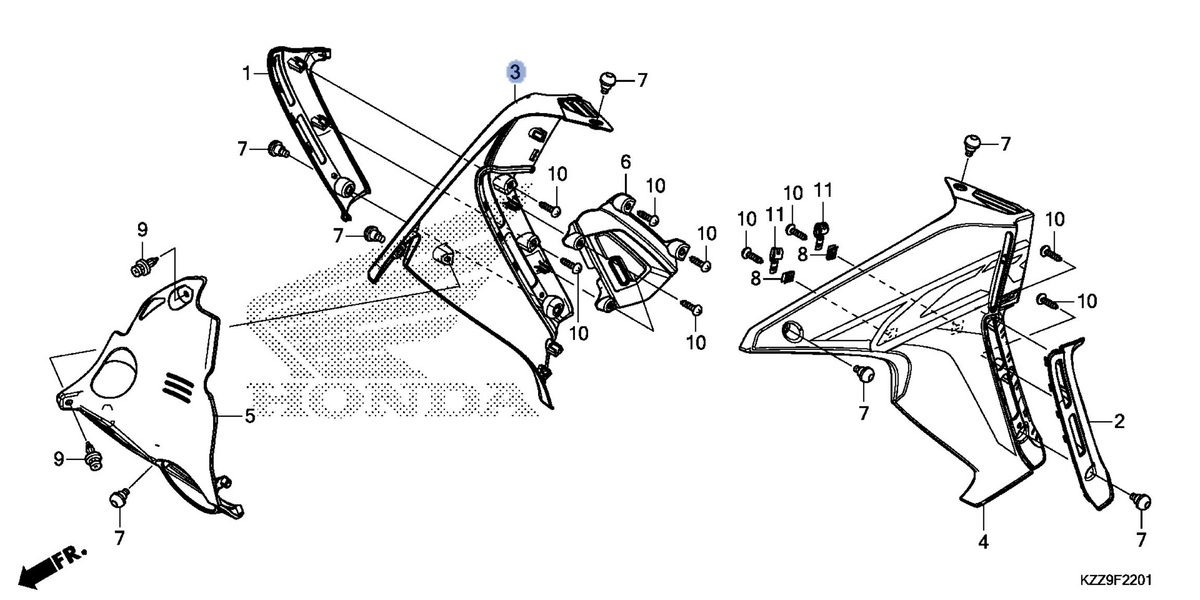 Honda OEM part 19070-KZZ-U00ZB