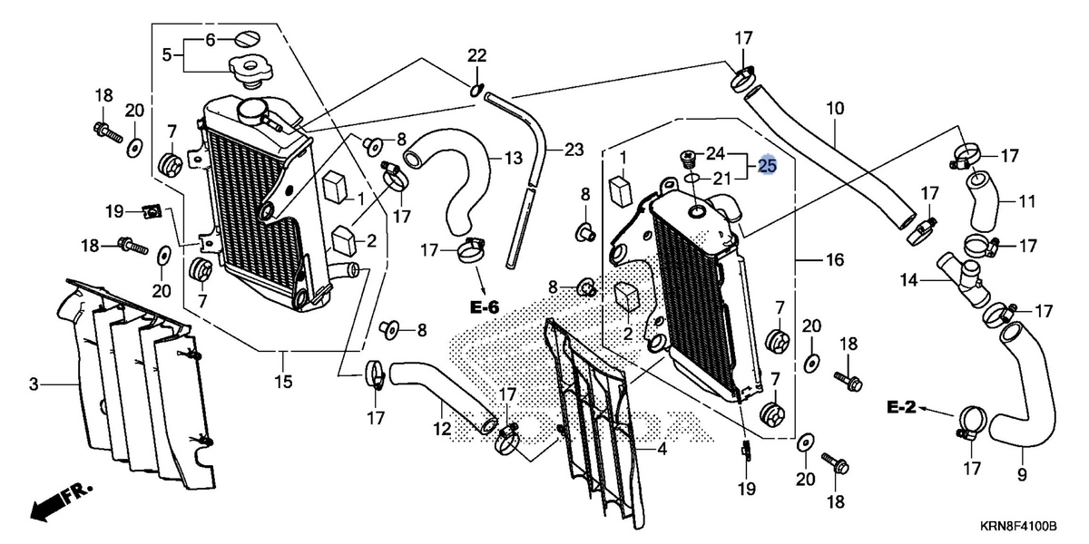 Honda OEM part 19070-MEC-003