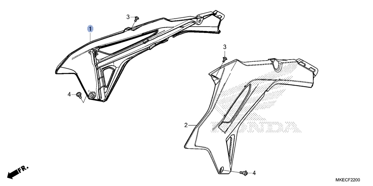 Honda OEM part 19070-MKE-AF0ZA