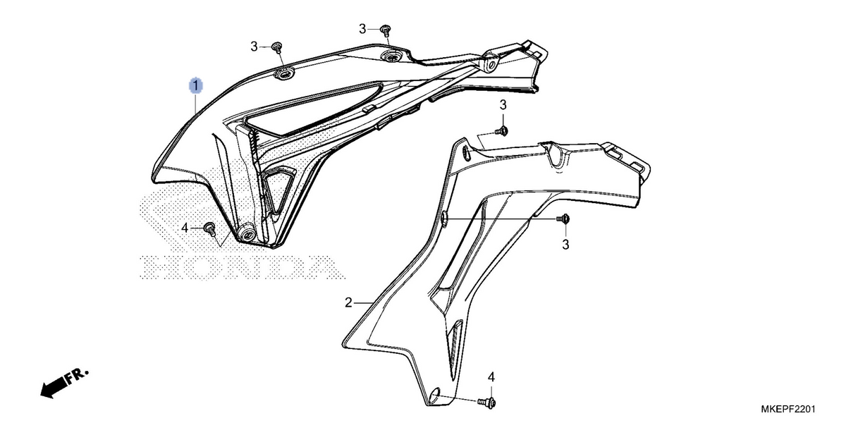 Honda OEM part 19070-MKE-AT0ZA