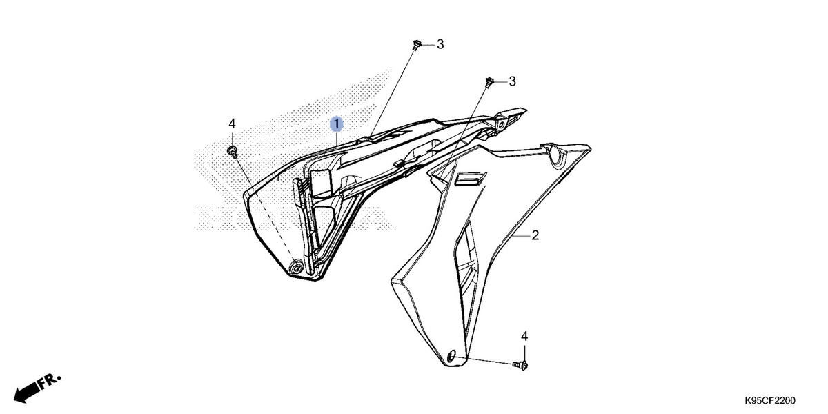 Honda OEM part 19071-K95-AG0