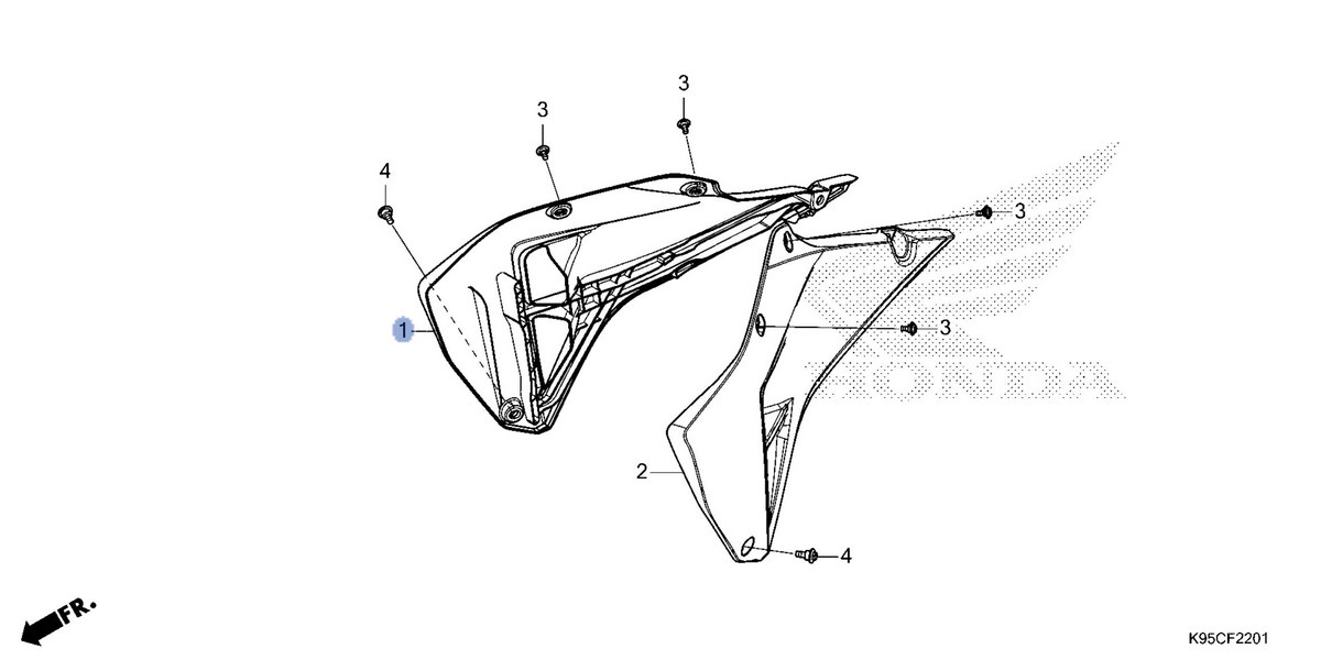Honda OEM part 19071-K95-AH0