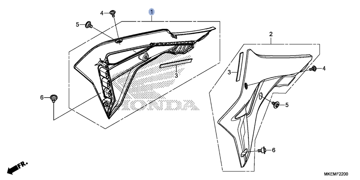 Honda OEM part 19071-MKE-B80