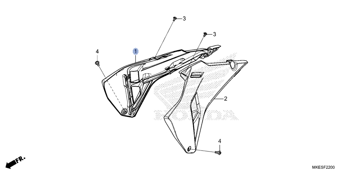 Honda OEM part 19071-MKE-BD0