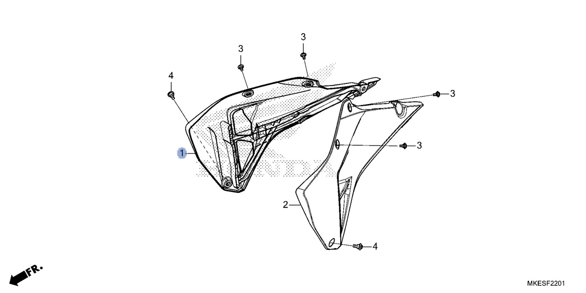 Honda OEM part 19071-MKE-BP0