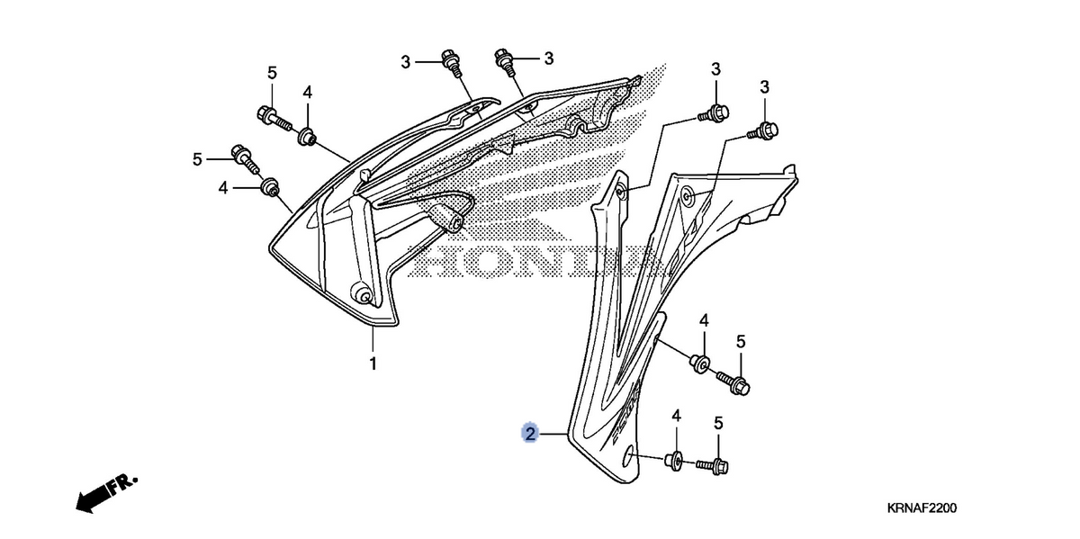 Honda OEM part 19072-KRN-A40ZA