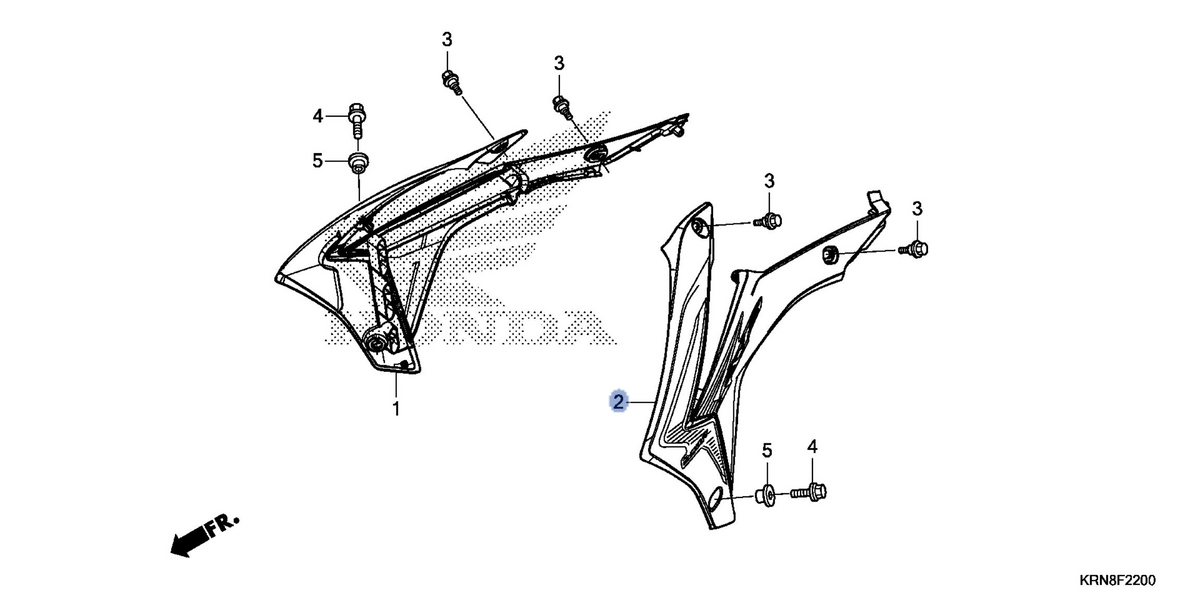 Honda OEM part 19072-KRN-A80ZA