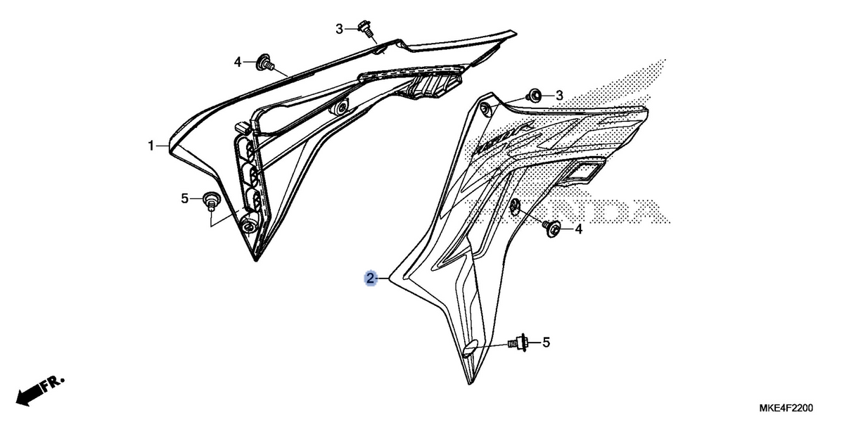 Honda OEM part 19072-MKE-A01