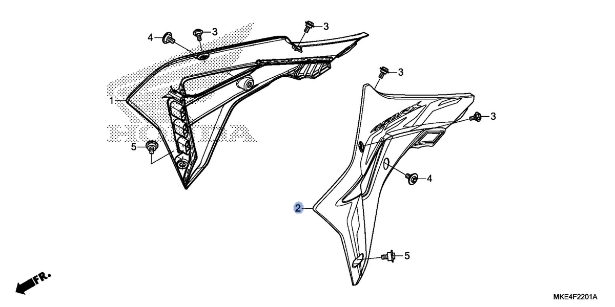 Honda OEM part 19072-MKE-A10