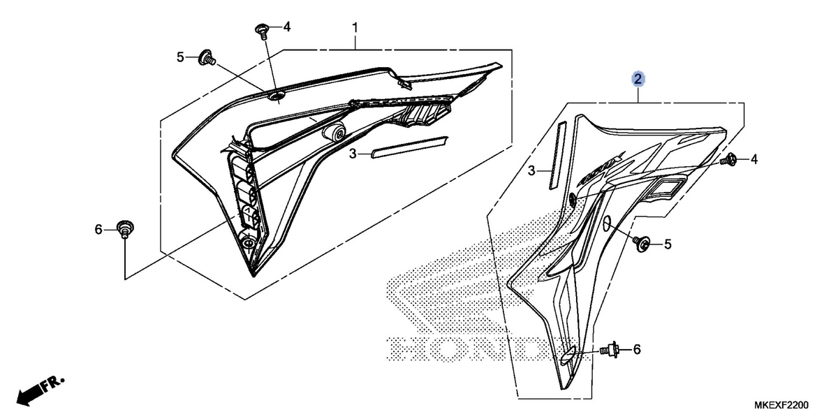 Honda OEM part 19072-MKE-A40