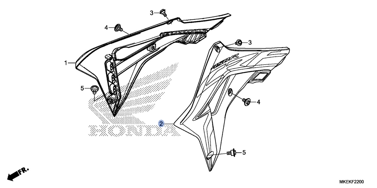 Honda OEM part 19072-MKE-AA0