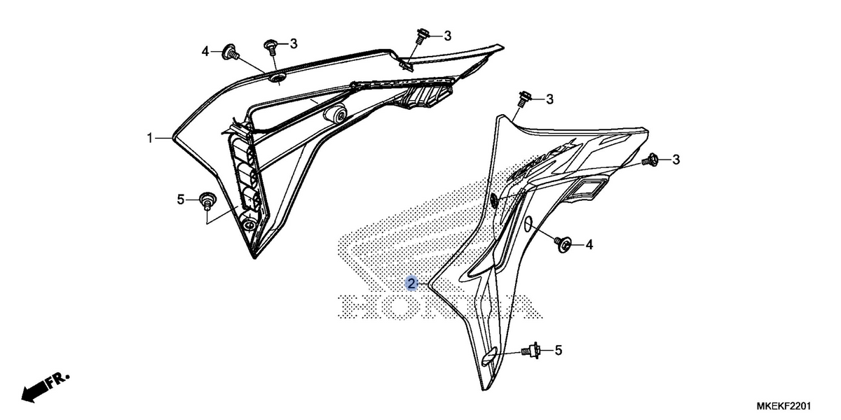 Honda OEM part 19072-MKE-AB0