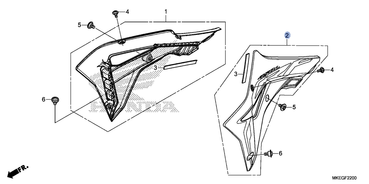 Honda OEM part 19072-MKE-AE0