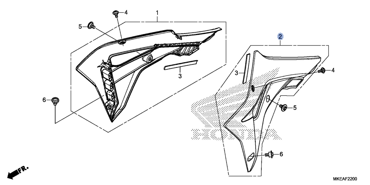 Honda OEM part 19072-MKE-BY0
